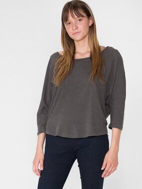 NWT Splendid Women's Vintage Whisper Long Sleeve Shirt Lead Size S